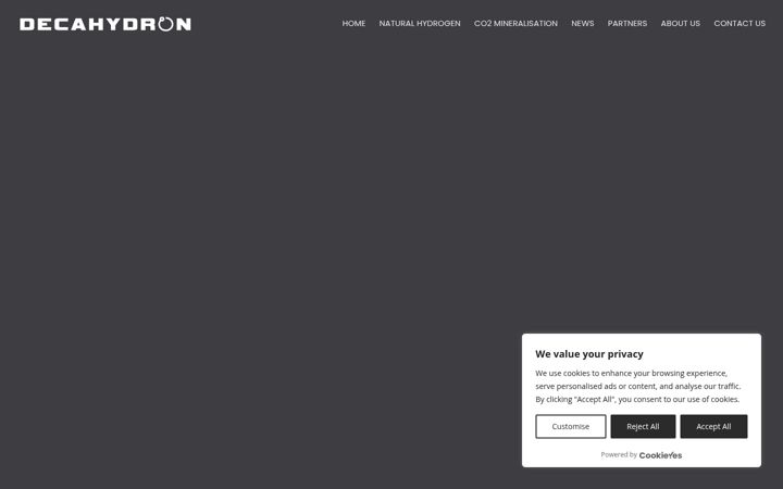 Screenshot of decahydron.com