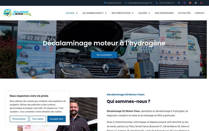 Snímek obrazovky decalaminage-h2.fr