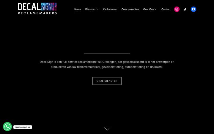 Screenshot of decalsign.nl