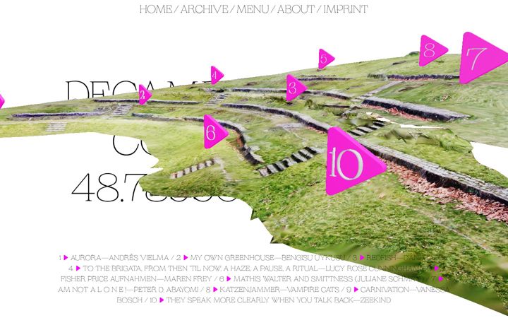 Screenshot of decamp-volume.com