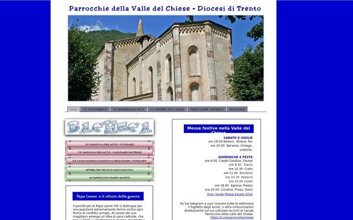 Screenshot of decanatodicondino.it