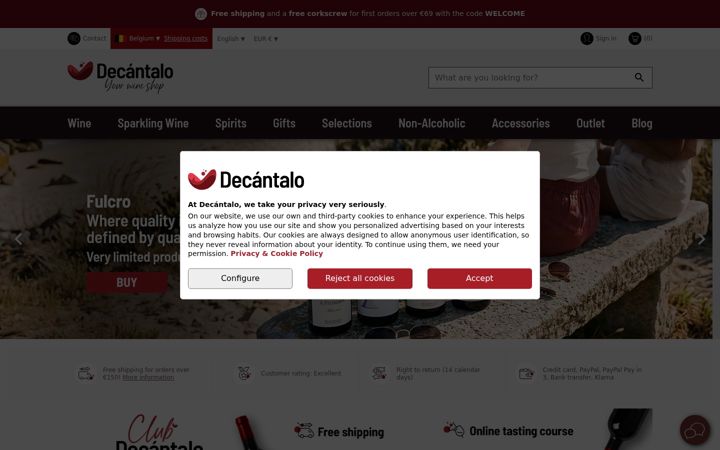 Screenshot of decantalo.be