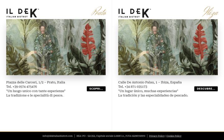 Screenshot of decanteristorante.it