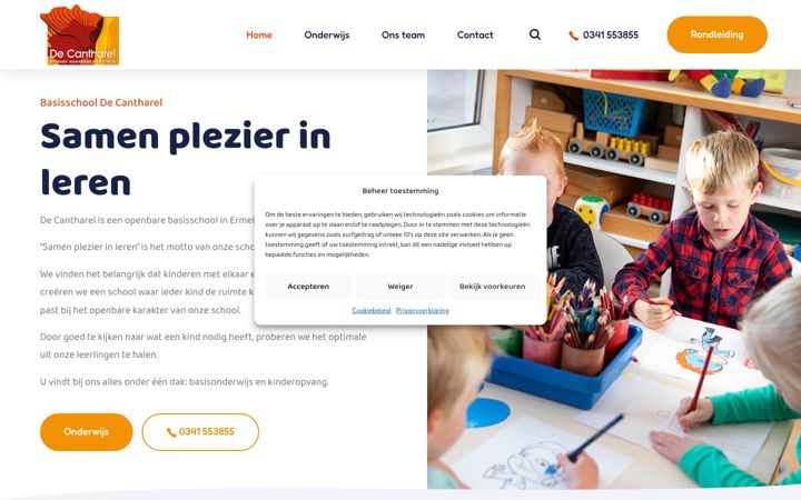Screenshot of decantharel.nl