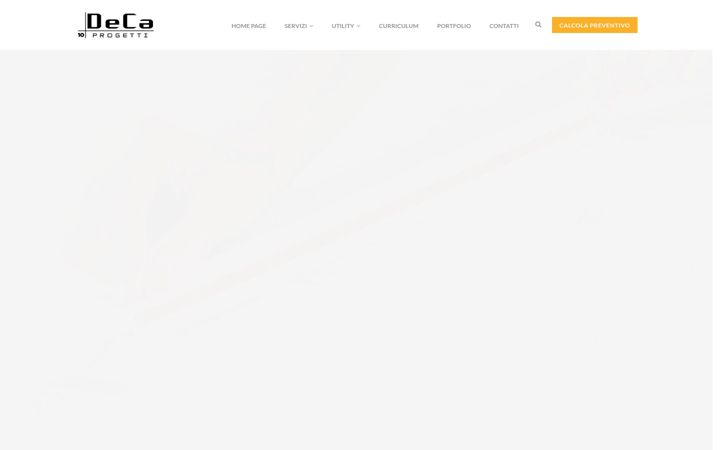 Screenshot von decaprogetti.it