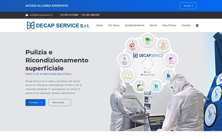 Screenshot von decapservice.it