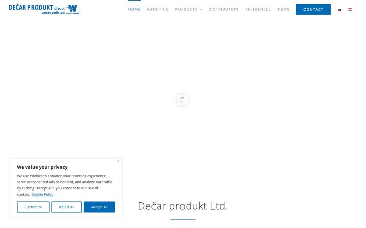 Screenshot ta' decar-produkt.si
