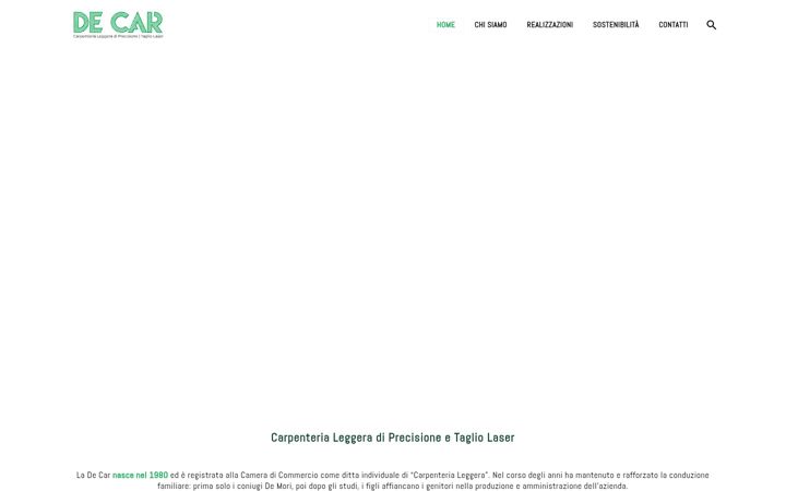 Screenshot of decar-srl.it