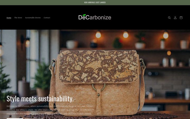 Screenshot of decarbonize.de