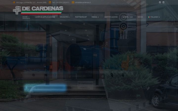 Screenshot von decardenas.it