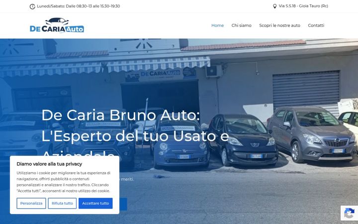 Screenshot of decariabrunoauto.com