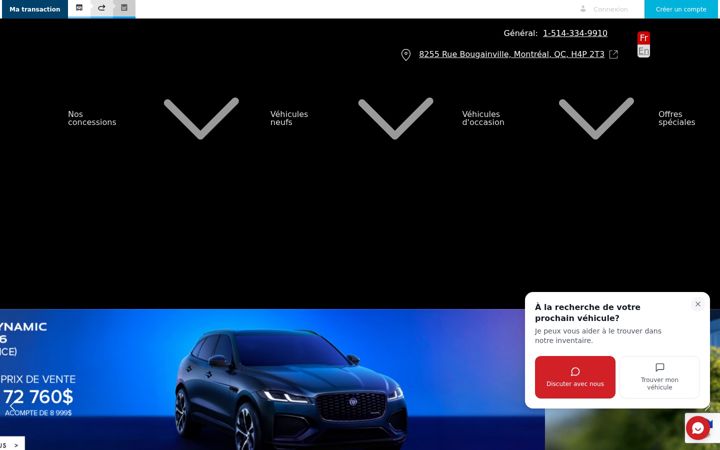 Screenshot of decarie.com