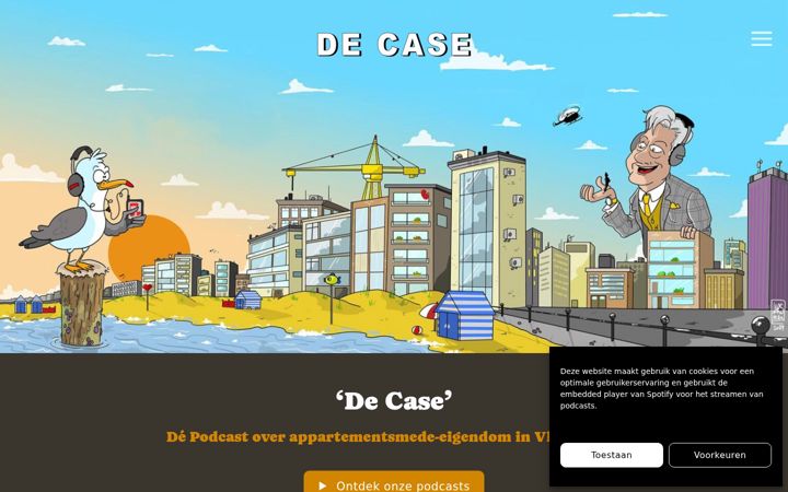 Screenshot of decase.be