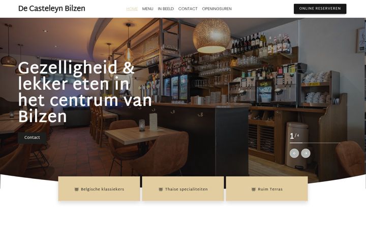 Screenshot of decasteleynbilzen.be