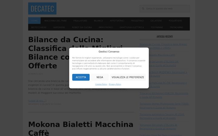 Screenshot of decatec.it