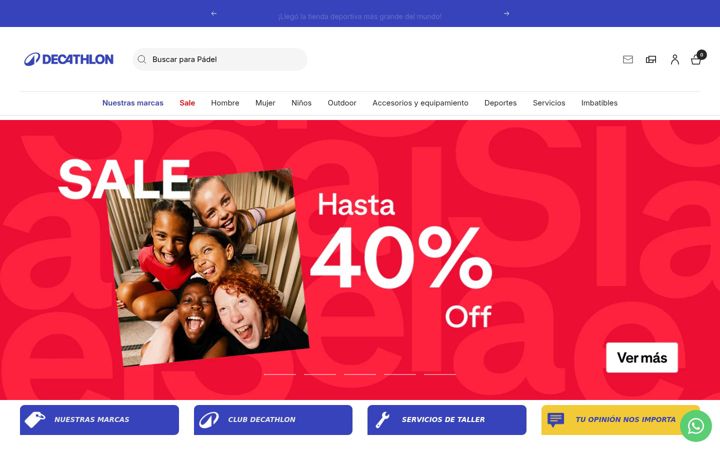 Screenshot of decathlon.com.ar
