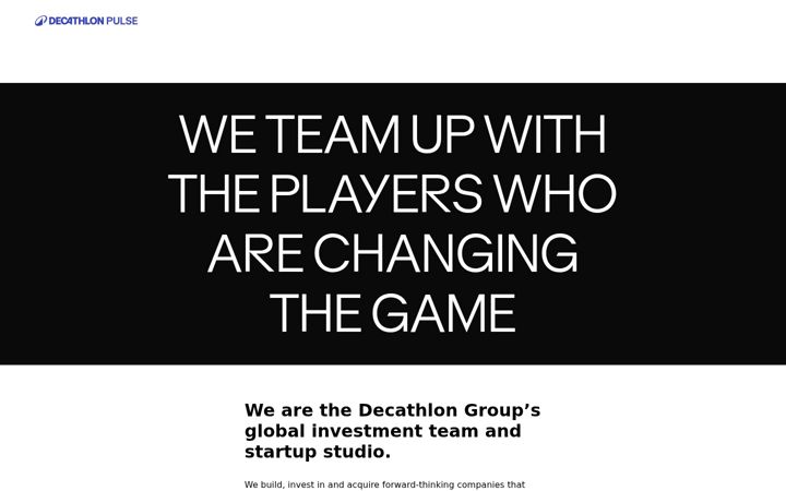 Screenshot of decathlonpulse.com