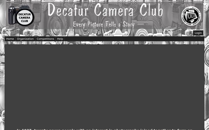 Screenshot of decaturcameraclub.com
