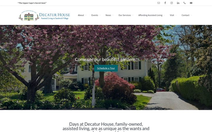 Screenshot of decaturhouse.com