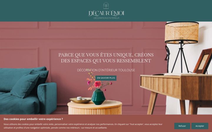 Ekraanipilt saidist decauremoi.fr