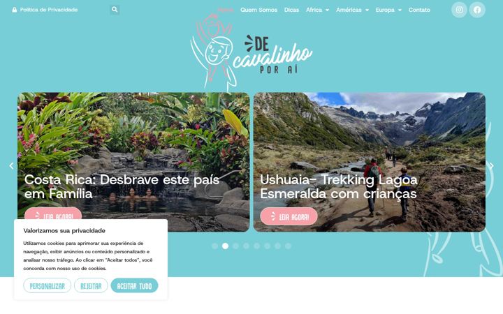 Screenshot stránky decavalinhoporai.com.br