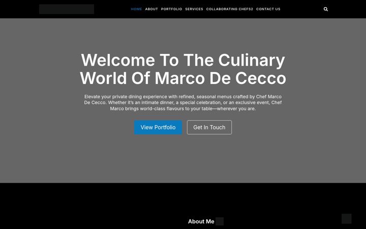 Screenshot of dececcochef.com