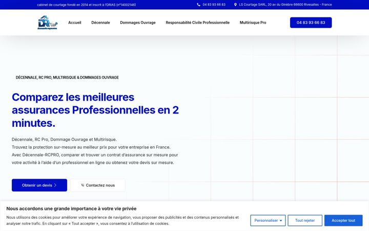 Screenshot of decennale-rcpro.com