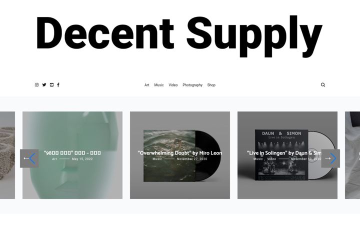 Screenshot of decentsupply.com