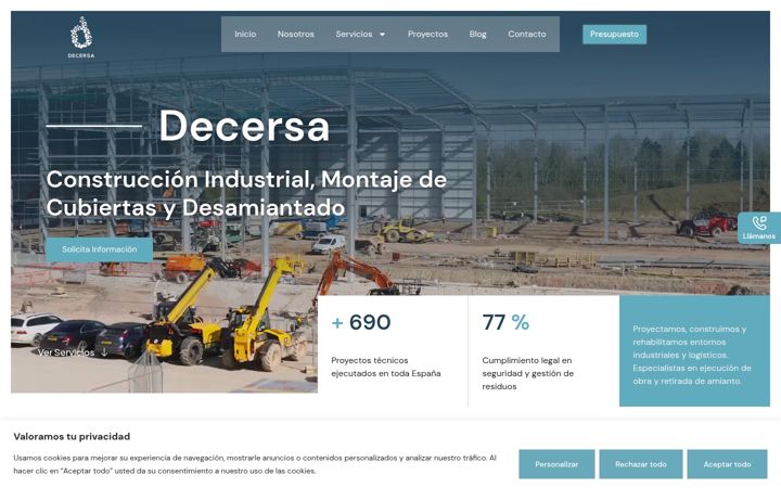 Screenshot of decersa.com