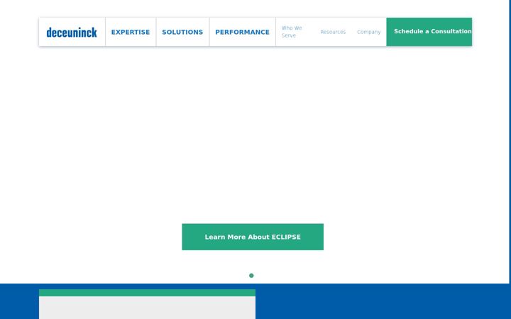 Screenshot of deceuninckna.com