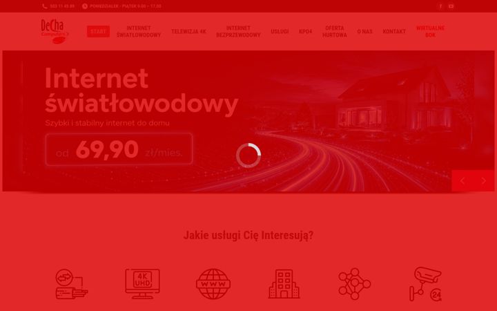 Screenshot von decha.net.pl