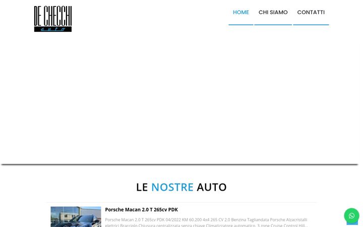 Screenshot of dechecchiauto.it