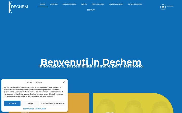 Screenshot di dechem.it