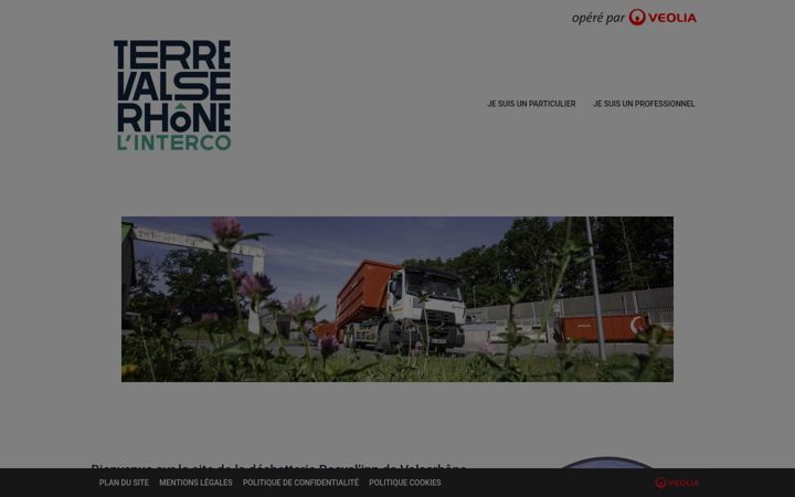 Ekraanipilt saidist decheteries-paysbellegardien.fr