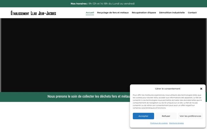 Ekraanipilt saidist dechetsfersmetaux-maulicheres.fr
