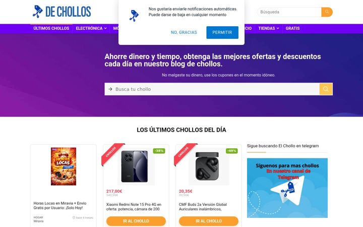 Screenshot ta' dechollos.es