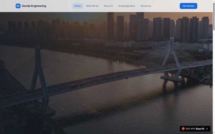 Screenshot of decide-engineering.com