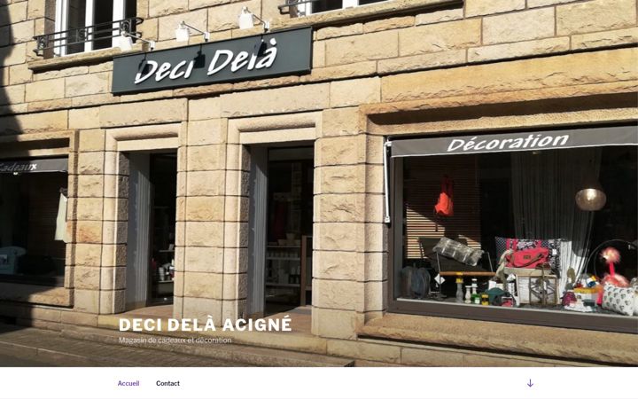 Ekraanipilt saidist decidela-acigne.fr