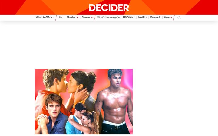 Skjermbilde av decider.com