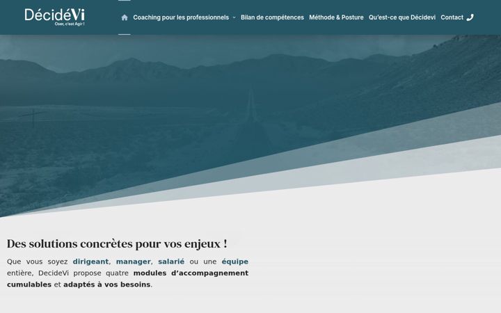 Ekraanipilt saidist decidevi.fr