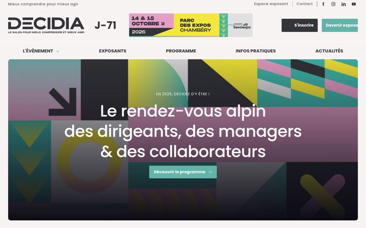 Ekraanipilt saidist decidia.fr
