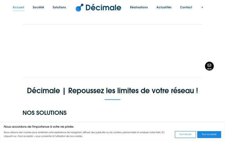 Screenshot of decimale.net