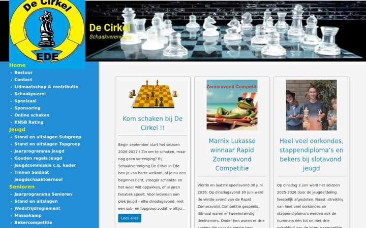 Screenshot of decirkelede.nl