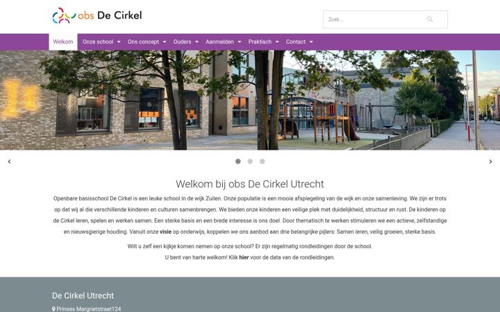 Screenshot of decirkelutrecht.nl
