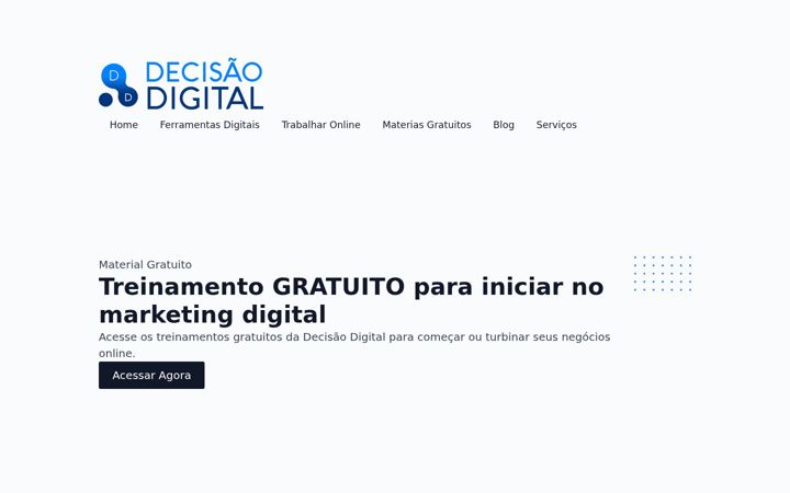 Screenshot stránky decisaodigital.com.br