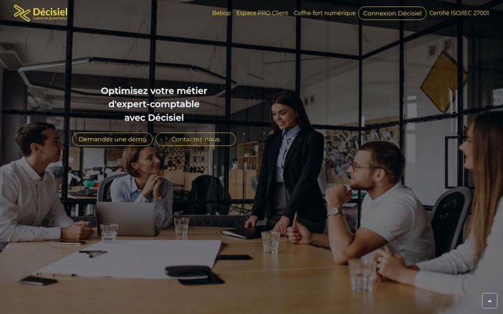 Ekraanipilt saidist decisiel-expertise.fr