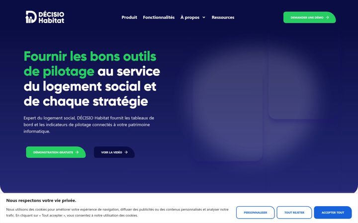 Screenshot of decisio-habitat.com