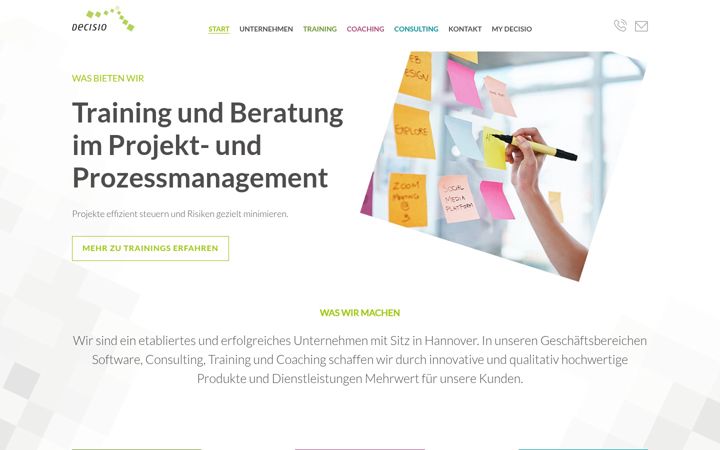 Screenshot of decisio.de