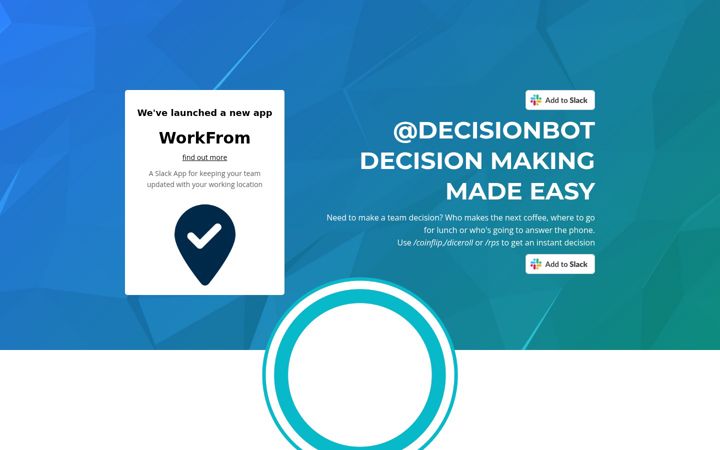 Screenshot of decisionbot.co.uk
