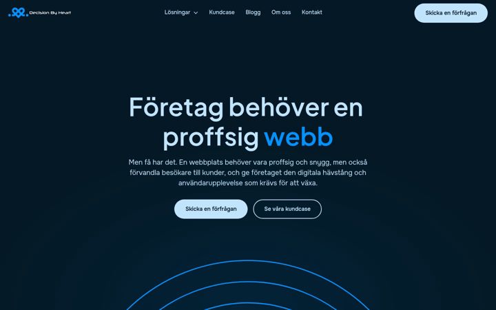 Screenshot of decisionbyheart.com